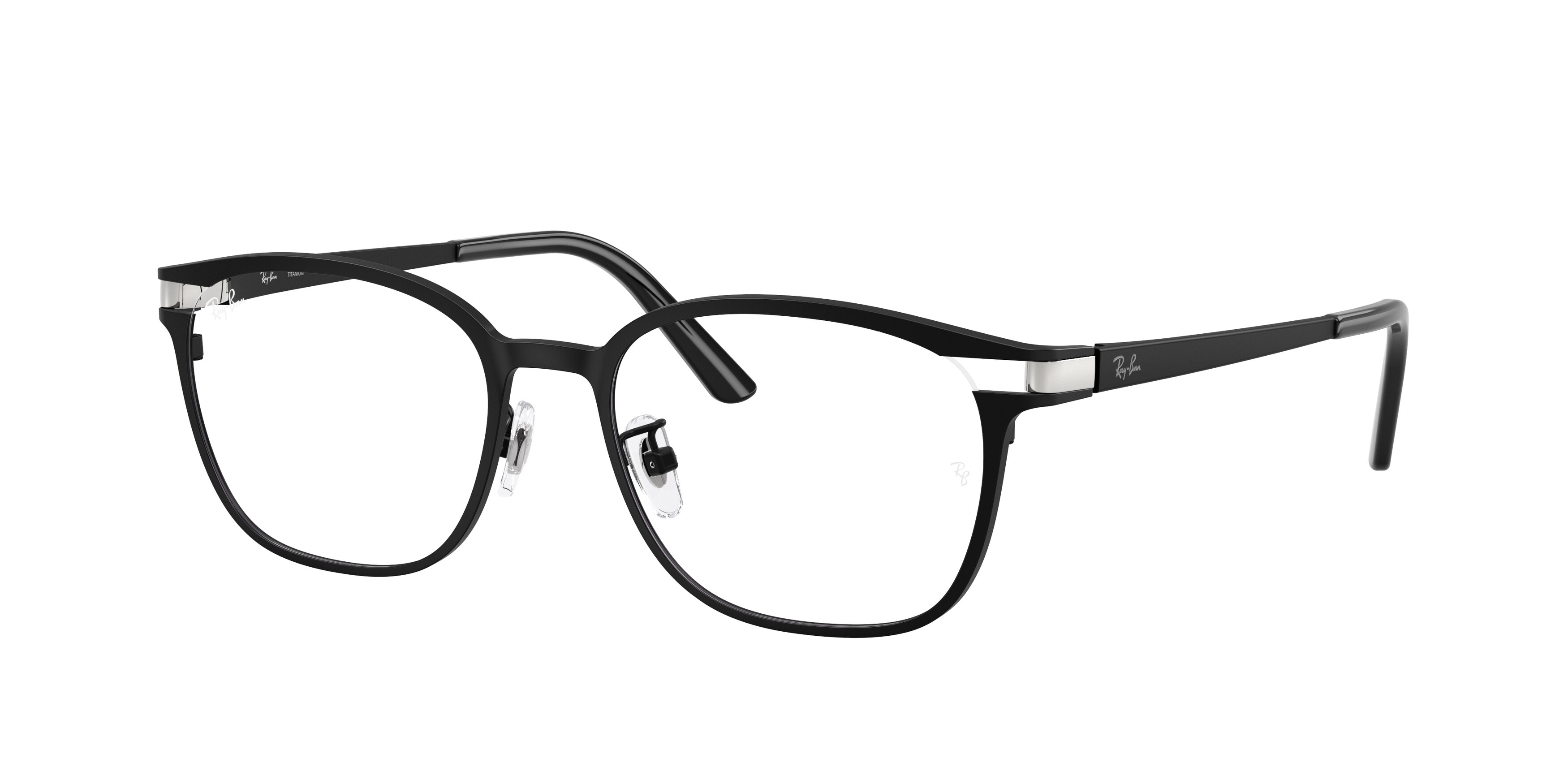 Ray-Ban RX8780D Asian Fit Men's Glasses, Black, Size 53 Ray-Ban RX8780D Asian Fit Men's Glasses, Black, Size 53
